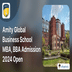 Amity Global Business School MBA, BBA Admission 2024 Open; Apply Here
